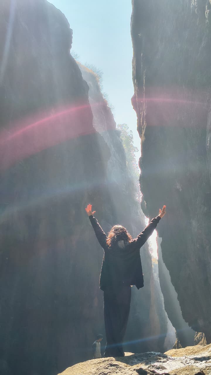 Rock climbing
